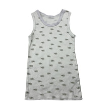 Load image into Gallery viewer, Unisex Anko, cotton singlet top, elephants, FUC, size 2,  