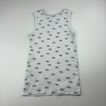 Load image into Gallery viewer, Unisex Anko, cotton singlet top, elephants, FUC, size 2,  