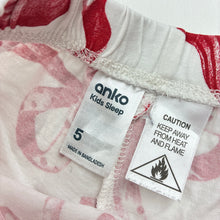 Load image into Gallery viewer, Girls Anko, cotton pyjama shorts, FUC, size 5,  