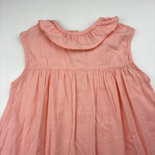 Load image into Gallery viewer, Girls HAPPY LIFE, pink lightweight sleeveless dress, EUC, size 6, L: 55cm