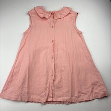 Load image into Gallery viewer, Girls HAPPY LIFE, pink lightweight sleeveless dress, EUC, size 6, L: 55cm