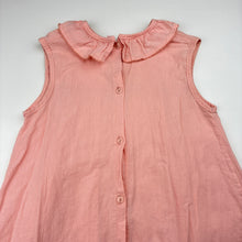 Load image into Gallery viewer, Girls HAPPY LIFE, pink lightweight sleeveless dress, EUC, size 6, L: 55cm