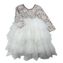 Load image into Gallery viewer, Girls Cracked Soda, cotton lined tulle &amp; lace party dress, GUC, size 3, L: 57cm