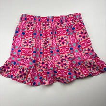 Load image into Gallery viewer, Girls Target, cotton lined colourful skirt, elasticated, GUC, size 8,  