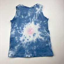 Load image into Gallery viewer, Boys Favourites, organic cotton tie dyed singlet / tank top, GUC, size 4,  