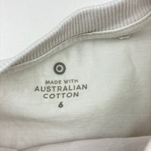 Load image into Gallery viewer, Girls Target, Aust cotton long sleeve tee / top, FUC, size 6,  