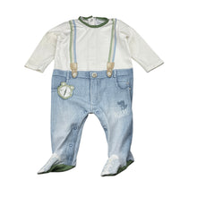 Load image into Gallery viewer, Boys Mayoral, stretchy coverall / romper, EUC, size 000,  