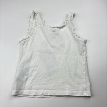Load image into Gallery viewer, Girls H&amp;M, cotton singlet top, unicorn, light marks, FUC, size 3-4,  