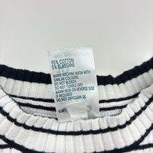 Load image into Gallery viewer, Girls Anko, ribbed stretchy striped long sleeve top, GUC, size 10,  