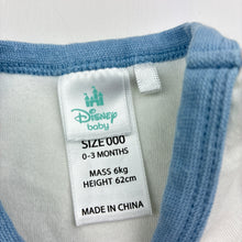 Load image into Gallery viewer, Boys Disney, Mickey Mouse cotton bodysuit / romper, wash dade, FUC, size 000,  