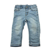 Load image into Gallery viewer, Unisex H&amp;M, slim fit stretch denim jeans, adjustable, FUC, size 00,  