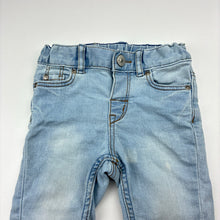 Load image into Gallery viewer, Unisex H&amp;M, slim fit stretch denim jeans, adjustable, FUC, size 00,  