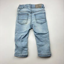 Load image into Gallery viewer, Unisex H&amp;M, slim fit stretch denim jeans, adjustable, FUC, size 00,  