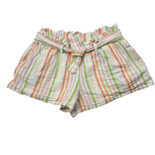 Load image into Gallery viewer, Girls H&amp;M, striped cotton / linen shorts, elasticated, GUC, size 3,  