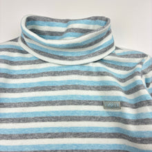 Load image into Gallery viewer, Boys YOBEYI, soft feel striped skivvy / roll neck top, EUC, size 3,  