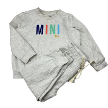 Load image into Gallery viewer, Unisex Peter Alexander, grey marle pyjama top &amp; bottoms, discolouration at neck, FUC, size 3,  