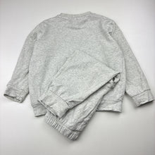Load image into Gallery viewer, Unisex Peter Alexander, grey marle pyjama top &amp; bottoms, discolouration at neck, FUC, size 3,  