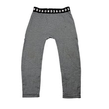 Load image into Gallery viewer, Unisex Bonds, striped stretchy leggings, marks on back, FUC, size 3,  