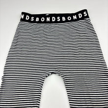 Load image into Gallery viewer, Unisex Bonds, striped stretchy leggings, marks on back, FUC, size 3,  