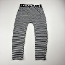 Load image into Gallery viewer, Unisex Bonds, striped stretchy leggings, marks on back, FUC, size 3,  