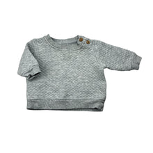 Load image into Gallery viewer, Boys Anko, grey marle quilted sweater / jumper, FUC, size 000,  