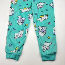 Load image into Gallery viewer, Girls Anko, fleece winter pyjama pants, rabbits, GUC, size 4,  