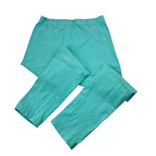 Load image into Gallery viewer, Girls Target, blue stretchy leggings, Inside leg: 44cm, FUC, size 6,  