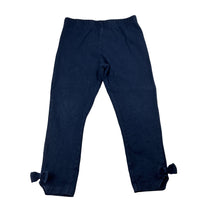 Load image into Gallery viewer, Girls Sprout, navy stretchy leggings, Inside leg: 33cm, FUC, size 2,  