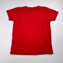 Load image into Gallery viewer, Boys red, cotton tee / top, light mark right shoulder, FUC, size 4,  