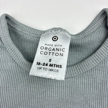 Load image into Gallery viewer, Unisex Target, organic cotton blend bodysuit / romper, GUC, size 2,  