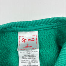 Load image into Gallery viewer, Boys Sprout, fleece lined sweater / jumper, trucks, GUC, size 0,  