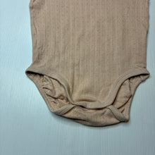 Load image into Gallery viewer, Girls H&amp;M, organic pointelle cotton bodysuit / romper, FUC, size 2,  