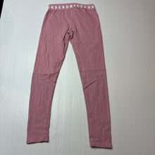 Load image into Gallery viewer, Girls Bonds, pink stretchy leggings, Inside leg: 49cm, FUC, size 5,  