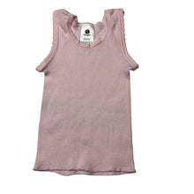 Load image into Gallery viewer, Girls Dymples, pink ribbed cotton singlet top, GUC, size 0000,  