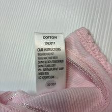 Load image into Gallery viewer, Girls Dymples, pink ribbed cotton singlet top, GUC, size 0000,  