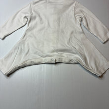 Load image into Gallery viewer, Unisex Next, white cotton hip dysplasia romper, EUC, size 00,  