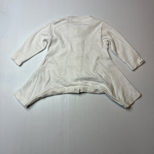 Load image into Gallery viewer, Unisex Next, white cotton hip dysplasia romper, EUC, size 00,  