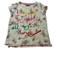 Load image into Gallery viewer, Girls Next, floral cotton tee / top, FUC, size 4-5,  