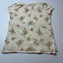 Load image into Gallery viewer, Girls Next, floral cotton tee / top, FUC, size 4-5,  