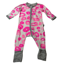 Load image into Gallery viewer, Girls Bonds, stretchy zip wondersuit / zippy / romper, GUC, size 000,  