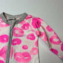Load image into Gallery viewer, Girls Bonds, stretchy zip wondersuit / zippy / romper, GUC, size 000,  