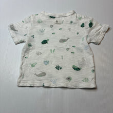 Load image into Gallery viewer, Unisex Country Road, cotton tee / top, sea creatures, EUC, size 000,  