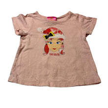 Load image into Gallery viewer, Girls The Wiggles, Emma Christmas cotton tee / top, FUC, size 2,  