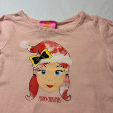 Load image into Gallery viewer, Girls The Wiggles, Emma Christmas cotton tee / top, FUC, size 2,  