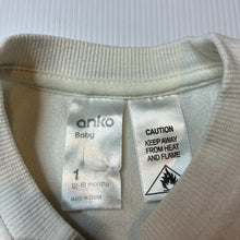 Load image into Gallery viewer, Unisex Anko, soft fleece winter pyjama top, FUC, size 1,  