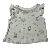Load image into Gallery viewer, Girls Anko, cotton tee / top, beehives, FUC, size 000,  