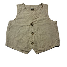Load image into Gallery viewer, Boys H&amp;M, cotton lined linen/cotton waistcoat / vest, GUC, size 1,  