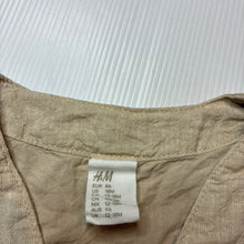Load image into Gallery viewer, Boys H&amp;M, cotton lined linen/cotton waistcoat / vest, GUC, size 1,  