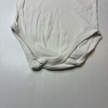 Load image into Gallery viewer, Unisex Anko, white cotton bodysuit / romper, FUC, size 2,  