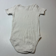 Load image into Gallery viewer, Unisex Anko, white cotton bodysuit / romper, FUC, size 2,  